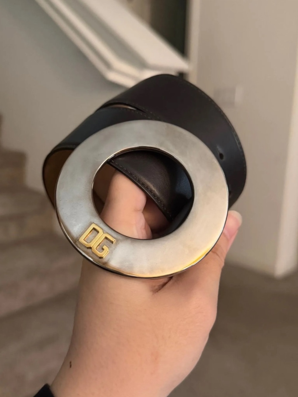 D&G Brown Leather Belt